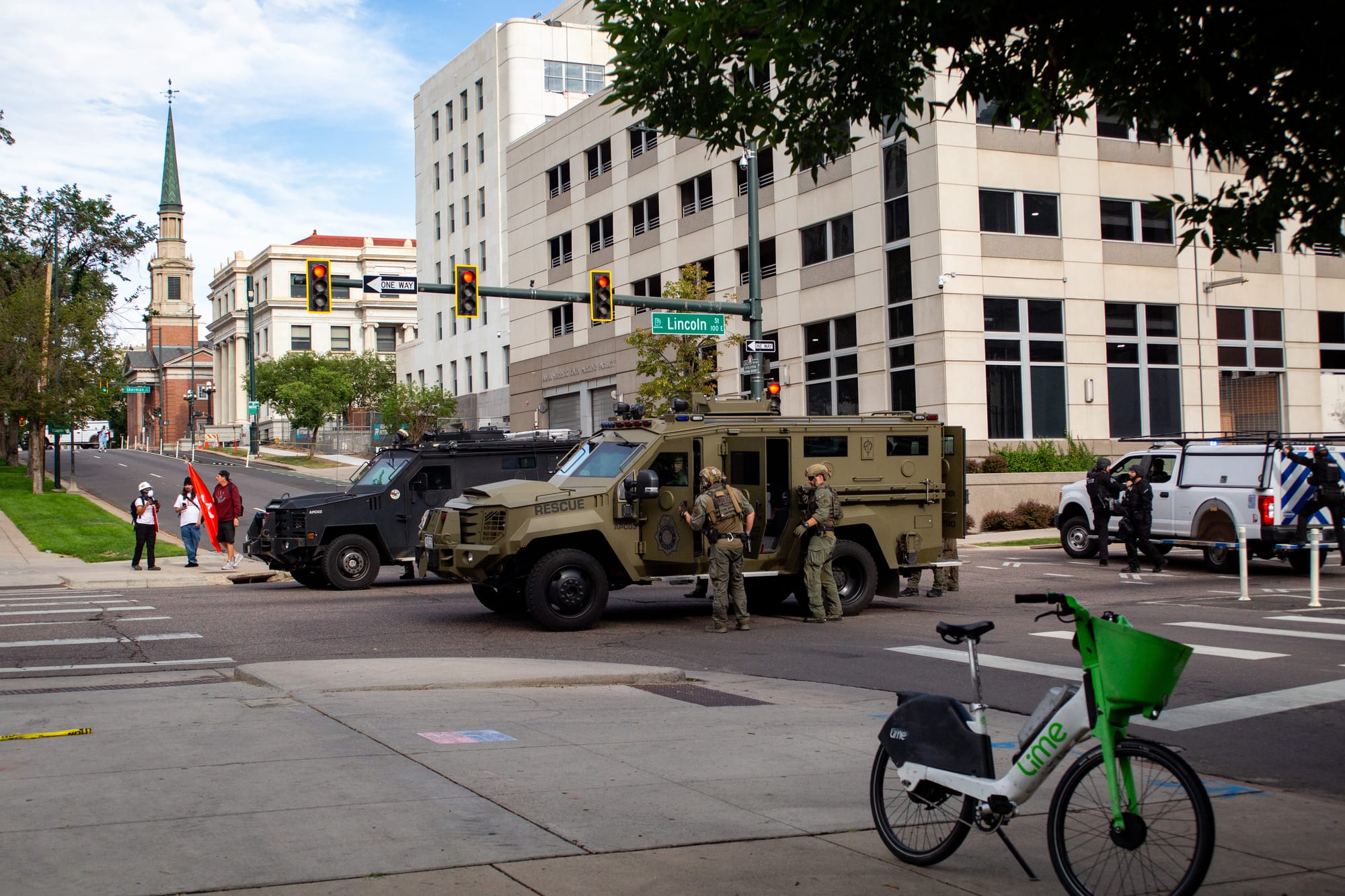 Protesters Make a Stand Despite Low Turnout and Growing Police Aggression