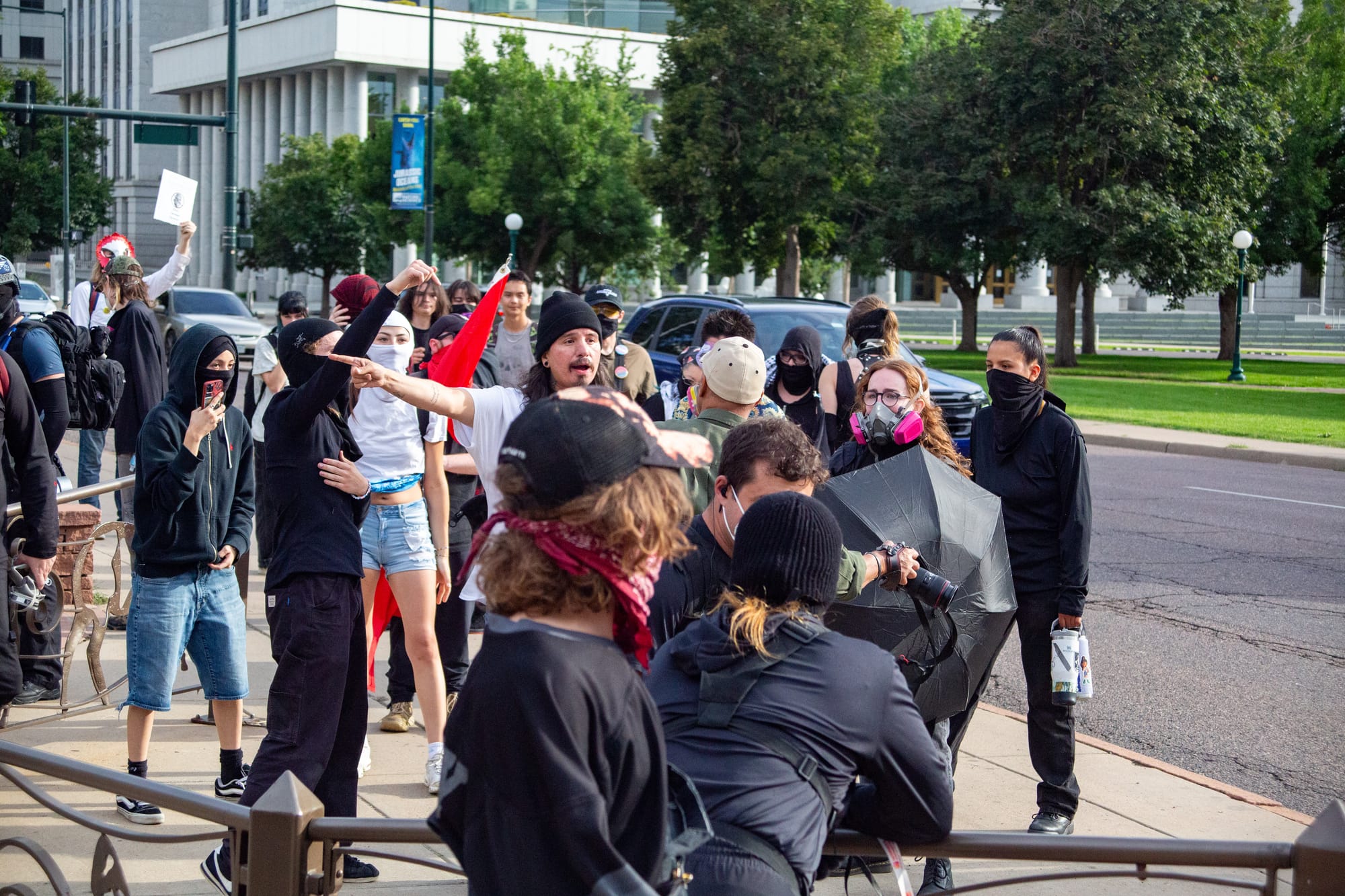 Journalist ‘Attacked’ at Colorado State Capitol by Protesters. Witnesses Tell a Different Story.