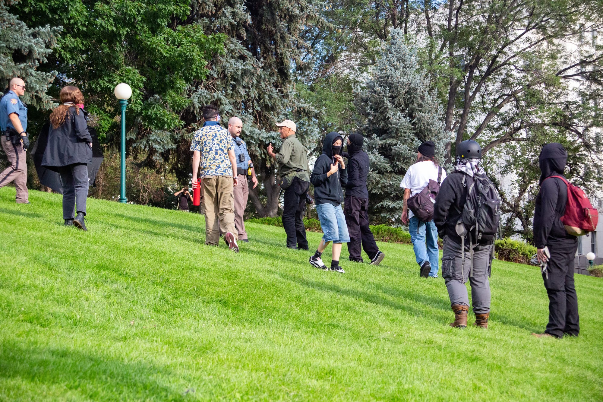 Journalist ‘Attacked’ at Colorado State Capitol by Protesters. Witnesses Tell a Different Story.