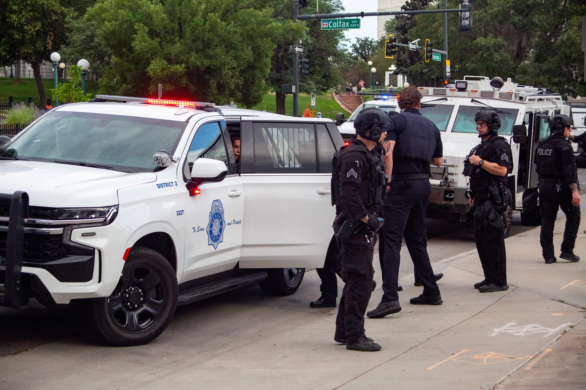 Protesters Make a Stand Despite Low Turnout and Growing Police Aggression