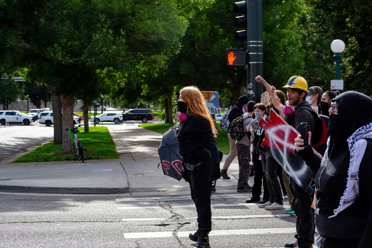Protesters Make a Stand Despite Low Turnout and Growing Police Aggression