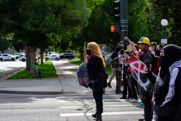 Protesters Make a Stand Despite Low Turnout and Growing Police Aggression